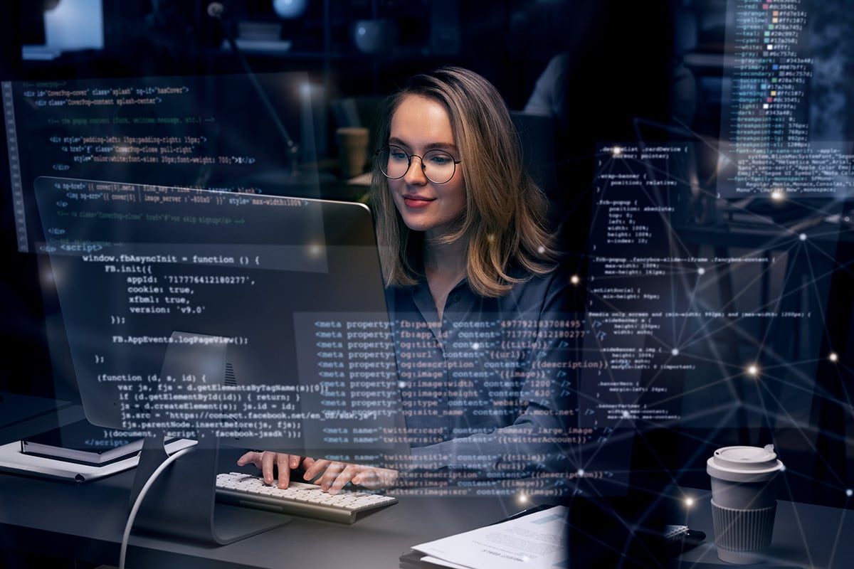 html-css-collage-concept-with-person